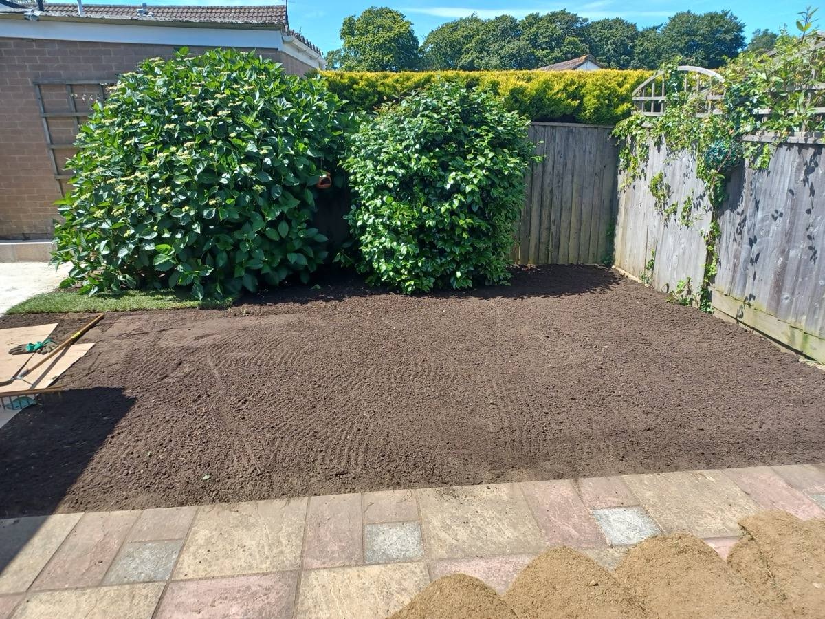 Turfing Work Example - Before